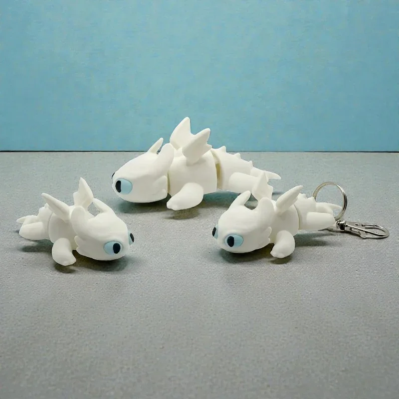 Toothless Nighty Fury 3D Model Keychain - Image 3