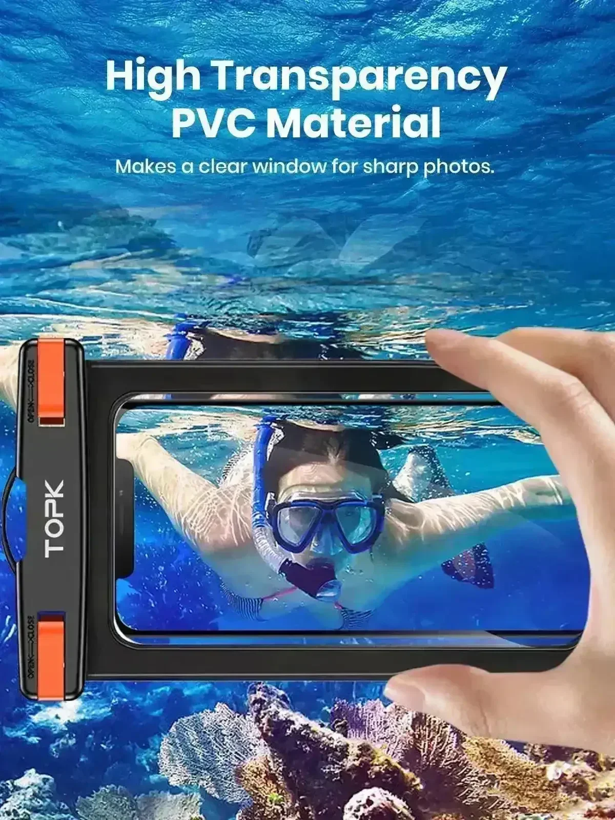 TOPK E01 Waterproof Phone Pouch - Image 3