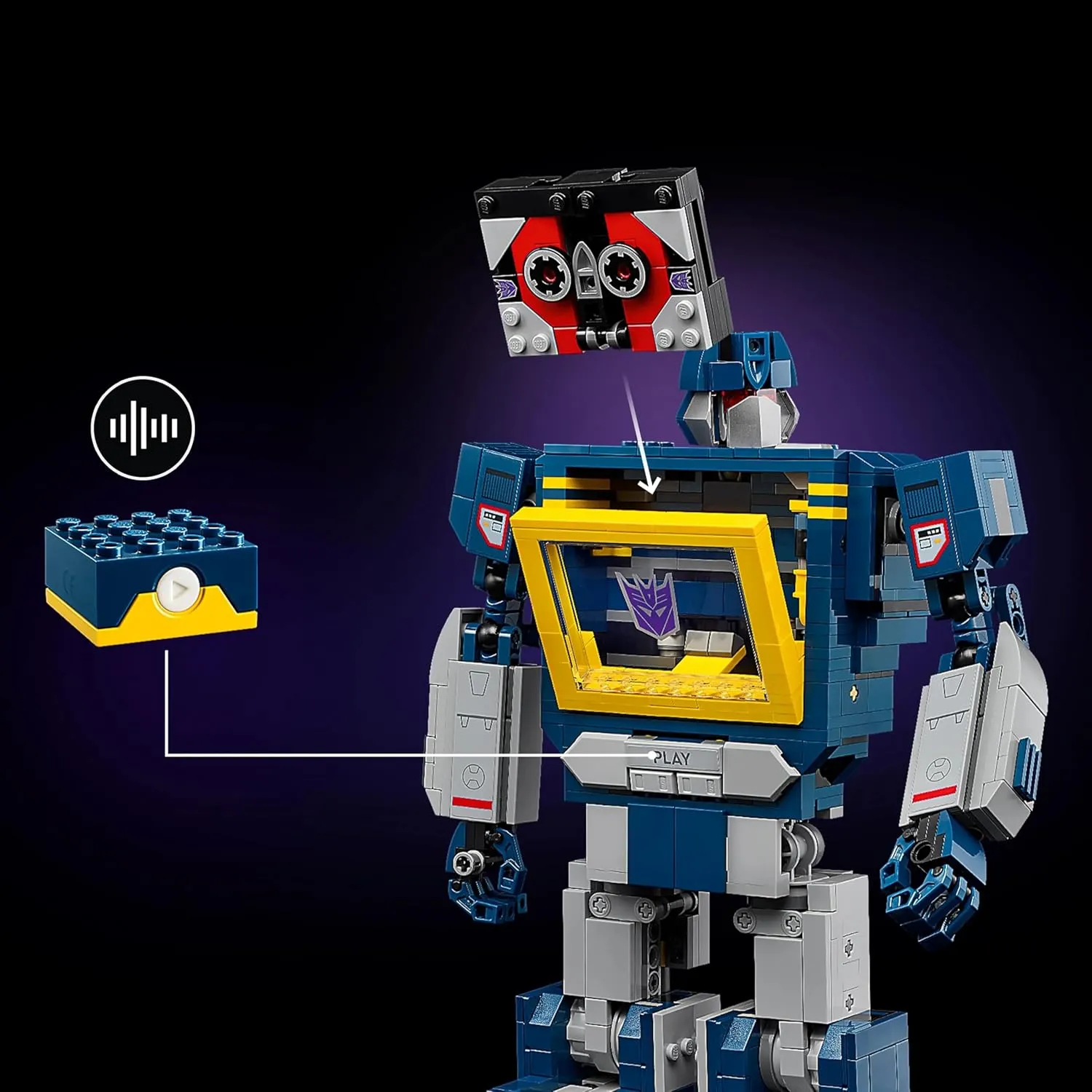 Transformers Soundwave 2 in 1 Building Blocks (1505 Pcs) - Image 5