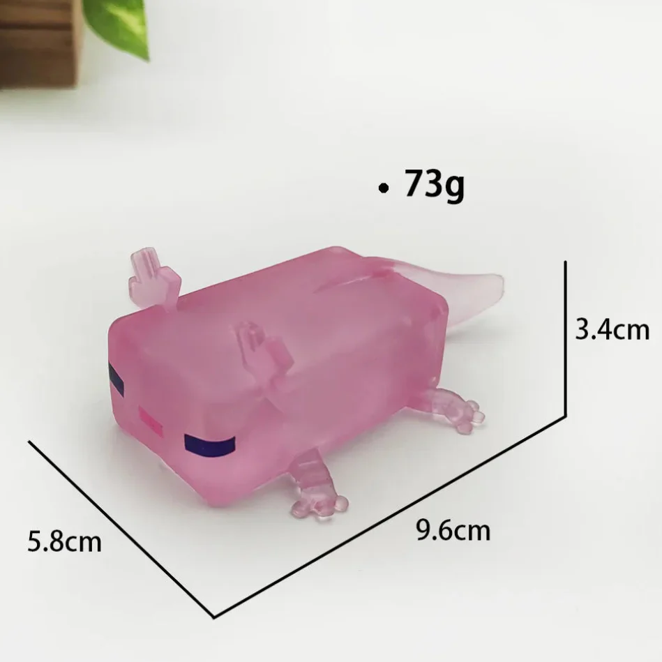 Translucent Axolotl Squeezable Toy - Image 5