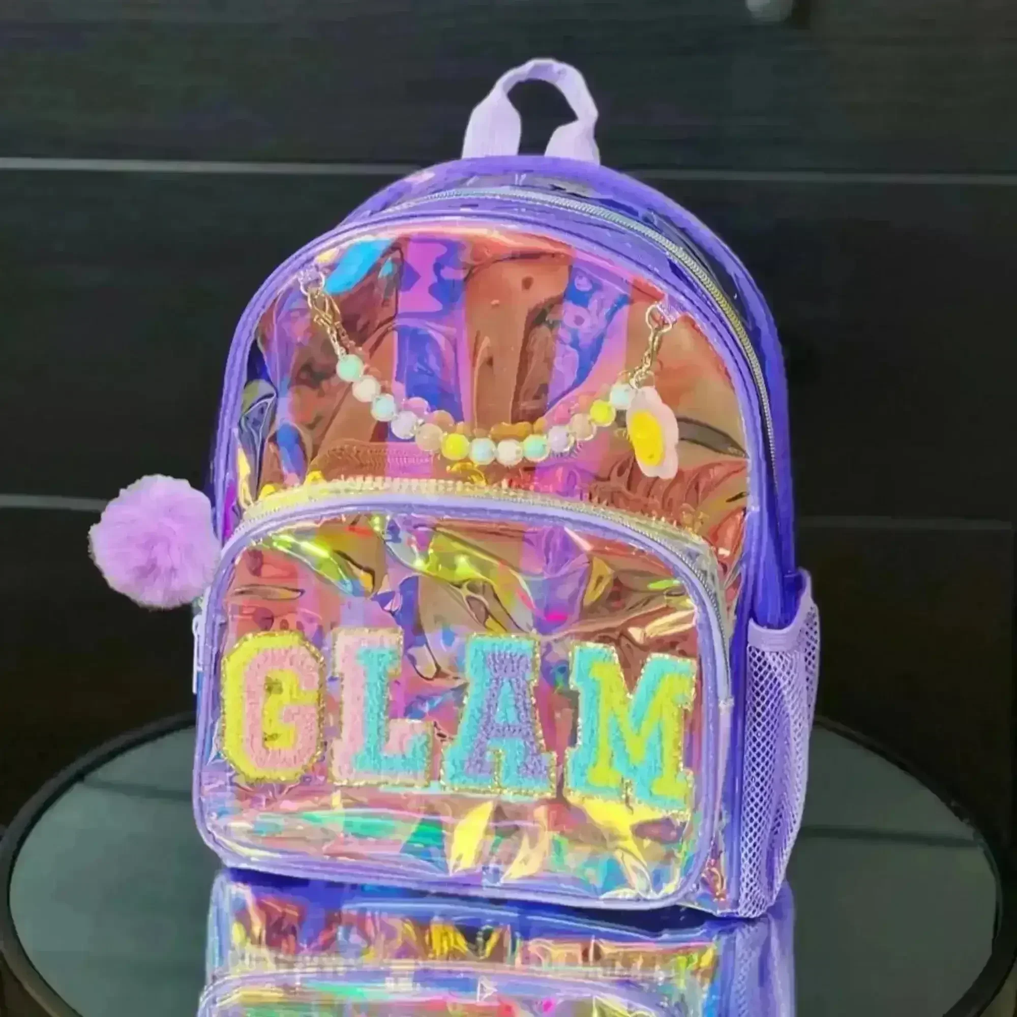 Trendy Holographic Backpack - Image 3