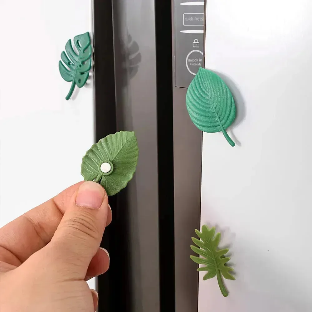Tropical Palm Leaves Fridge Magnets (Set of 4) - Image 9