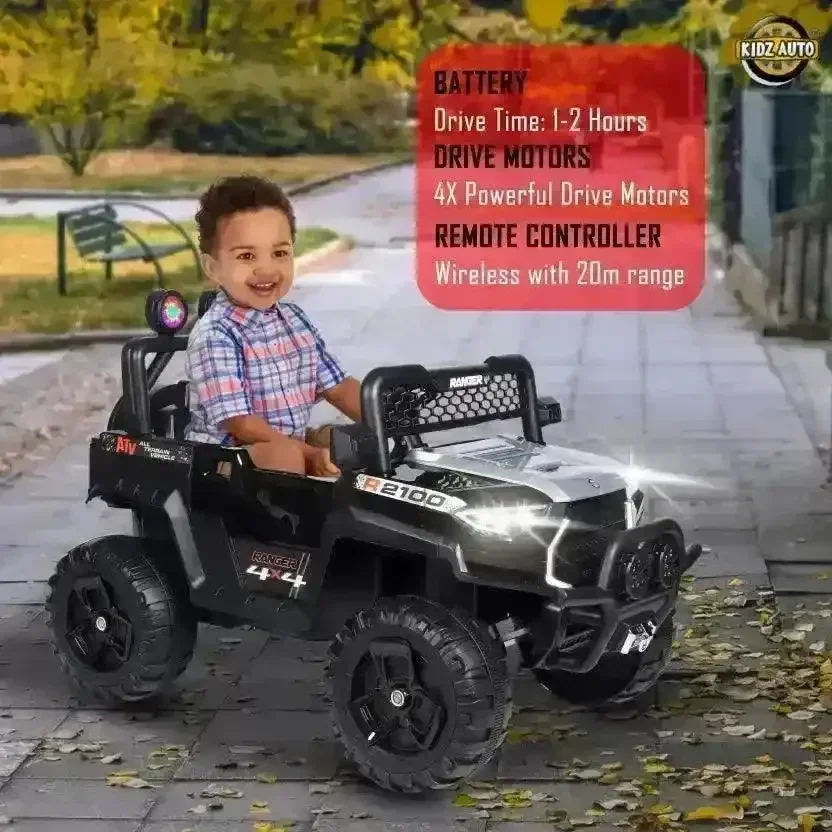 Two Seater Double Battery Big Size 4x4 Kids SUV - Image 6