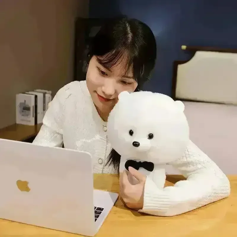 Ultra-Soft Realistic Bichon Frize Plush Dog (25 cm) - Image 5