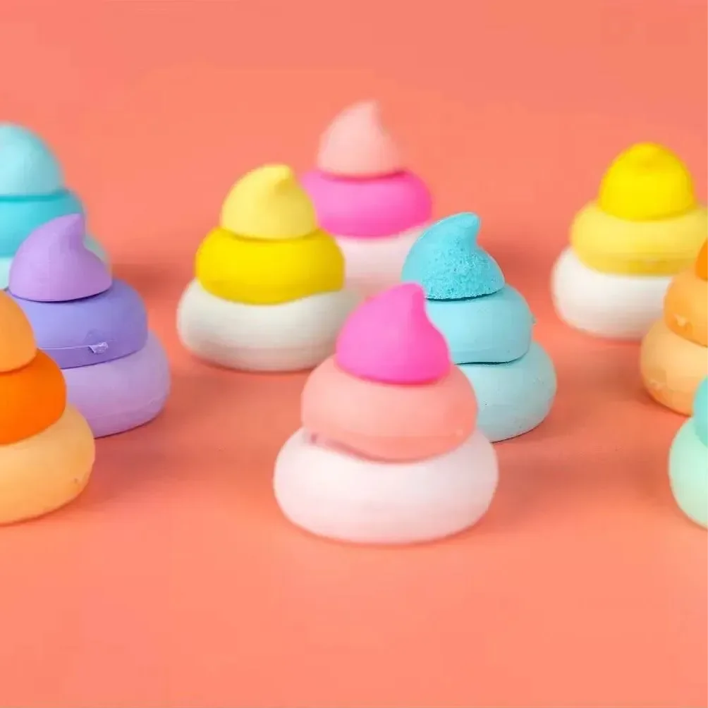 Unicorn Rainbow Poop Eraser (Set of 6) - Image 3