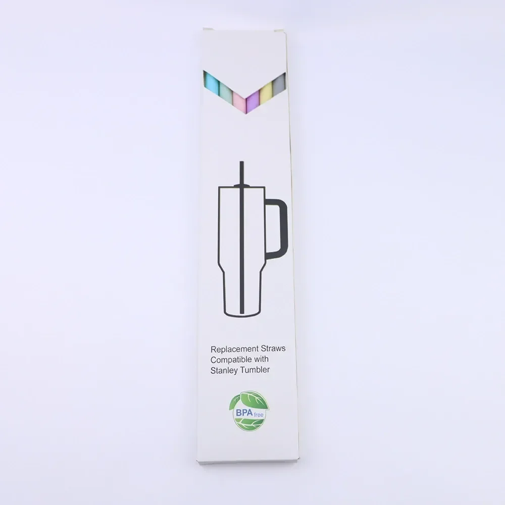 Universal Silicone Straws & Brush Set For Stanley Tumbler - Image 6