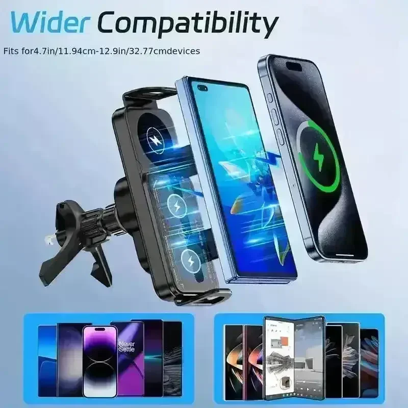 Universal 15W Wireless Car Charger Mount - Image 5
