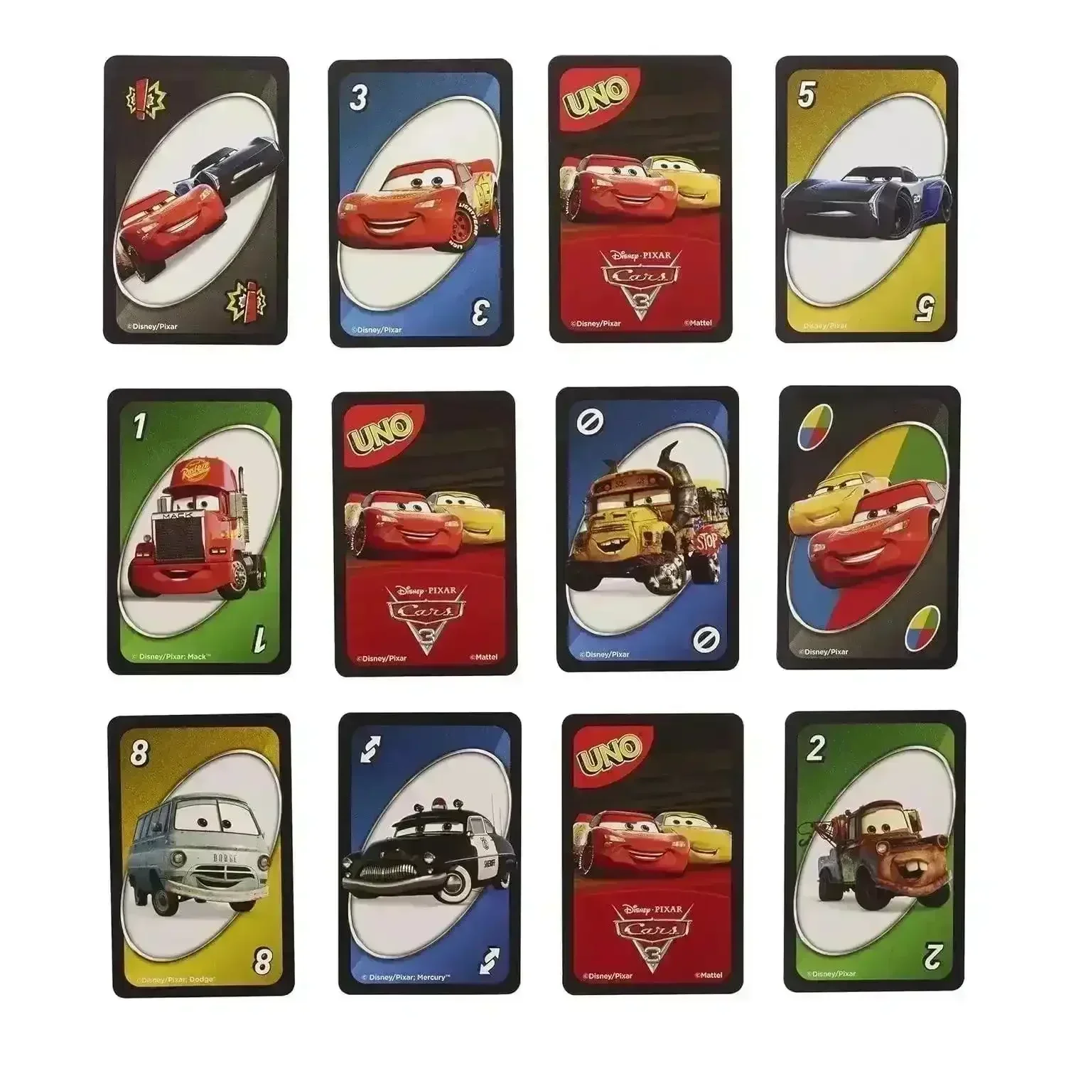 UNO Cars 3 Card Game - Image 2