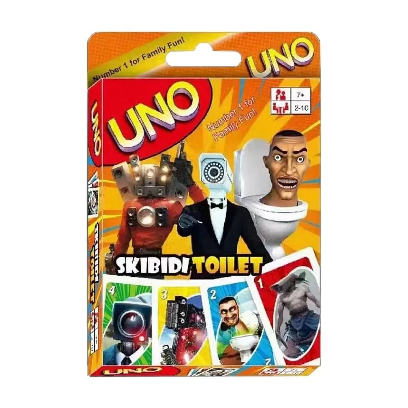 UNO Skibidi Toilet Card Game - Image 4