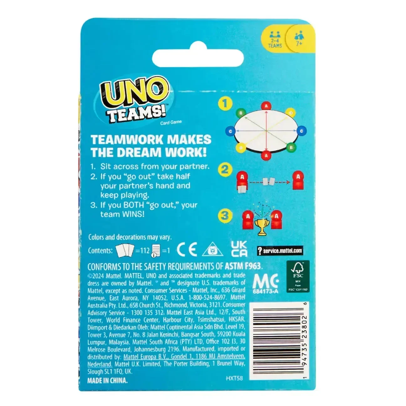 UNO Teams Card Game - Image 6