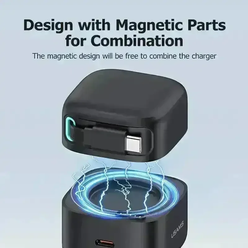 USAMS Magnetic 35W GaN Charger