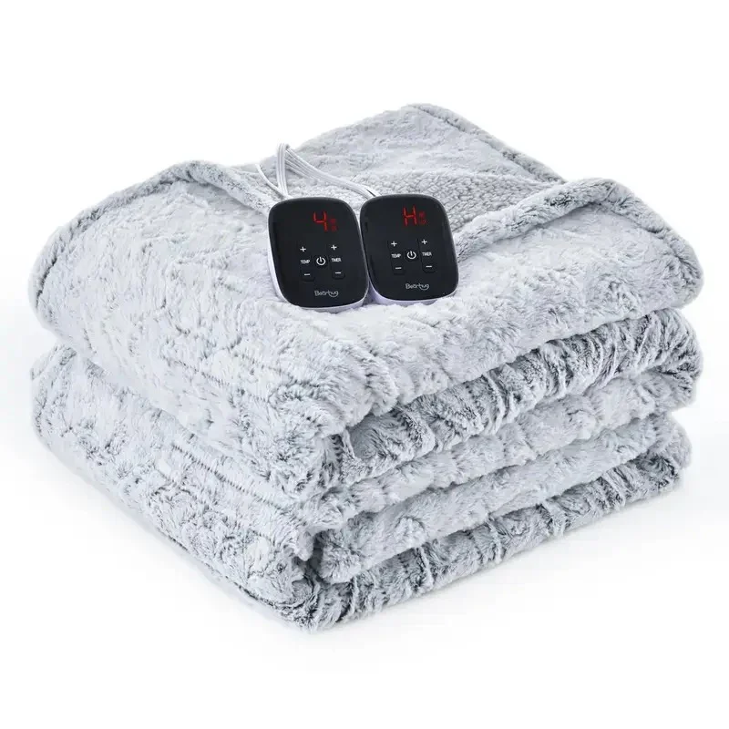 Velvet Warmth Dual-Control Heated Blanket - Image 13