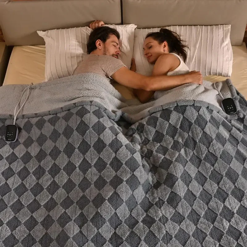 Velvet Warmth Dual-Control Heated Blanket - Image 2