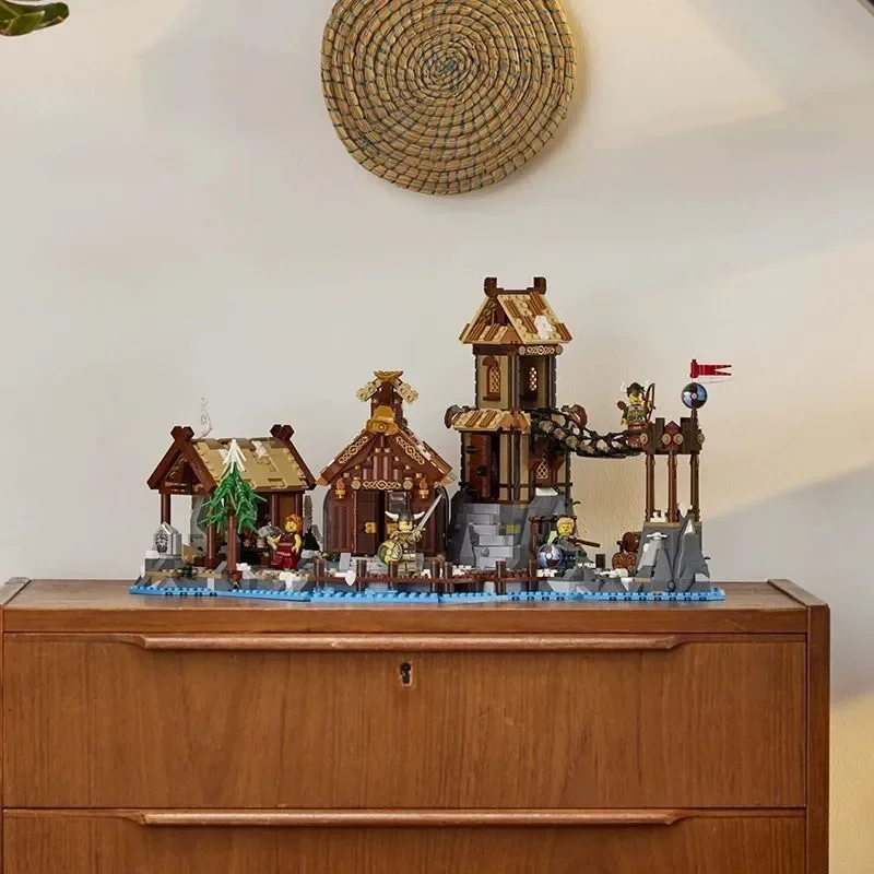 Viking Village Building Blocks (2103 Pcs) - Image 2