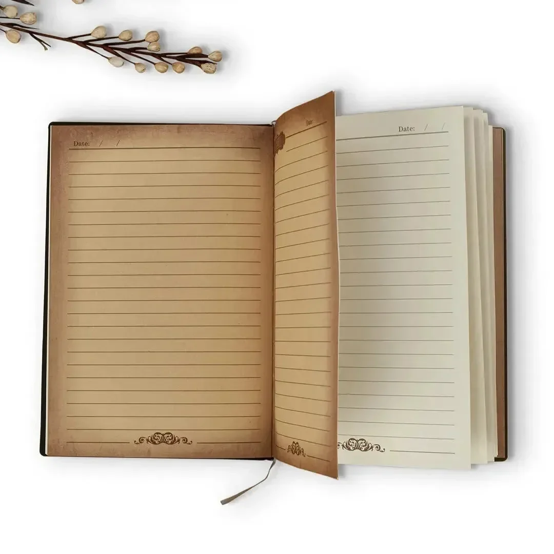 Vintage 3D Phoenix Embossed Notebook - Image 4