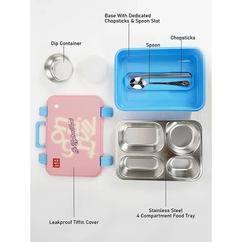 Wanderlust Wagon Stainless Steel Lunch Box - Image 3