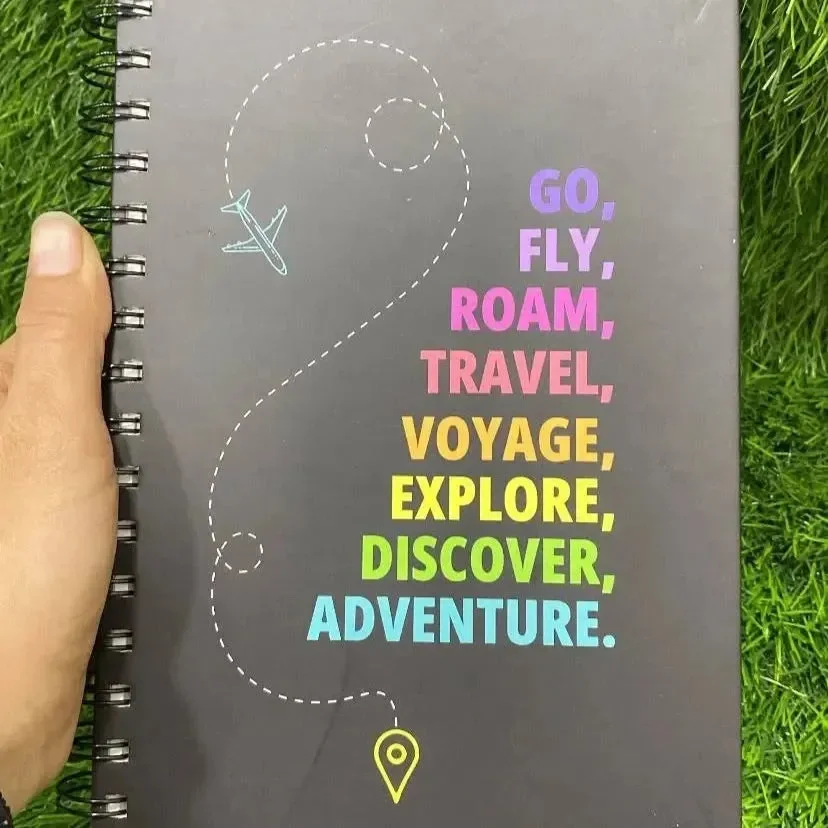 Wanderlust Whispers A5 Diary - Image 5