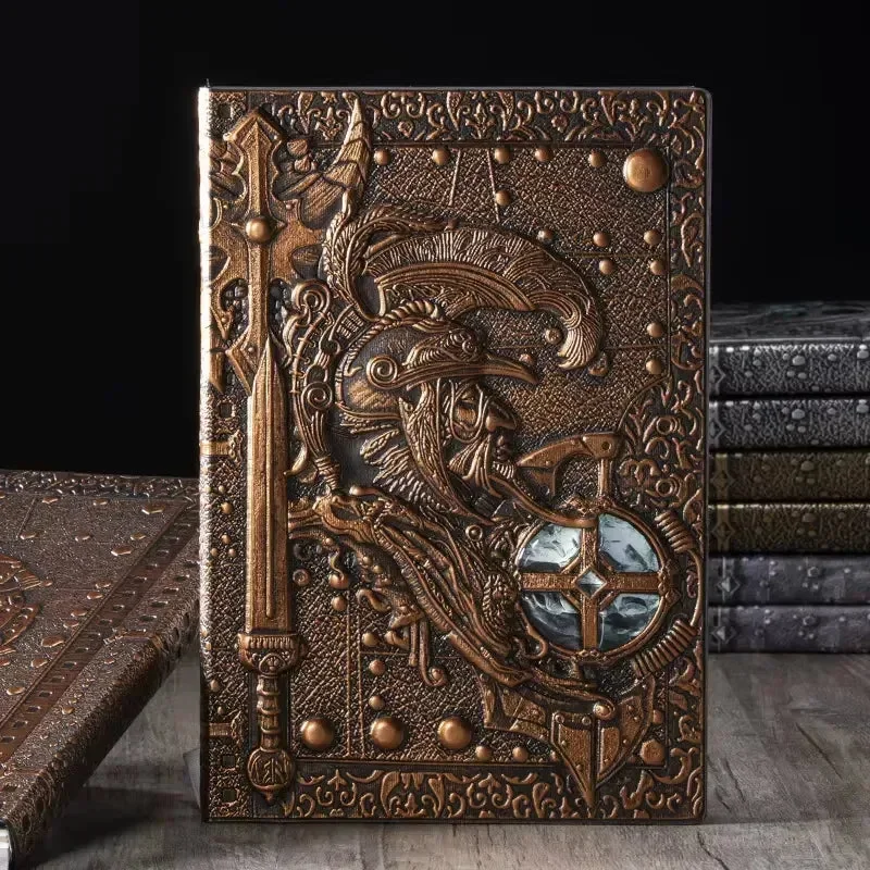 Warrior's Writ 3D Embossed Leather Notebook - Image 10
