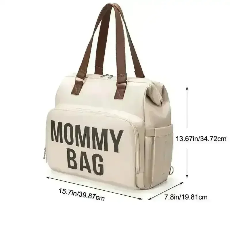 Waterproof Multi-functional Compact Mommy Bag - Image 16