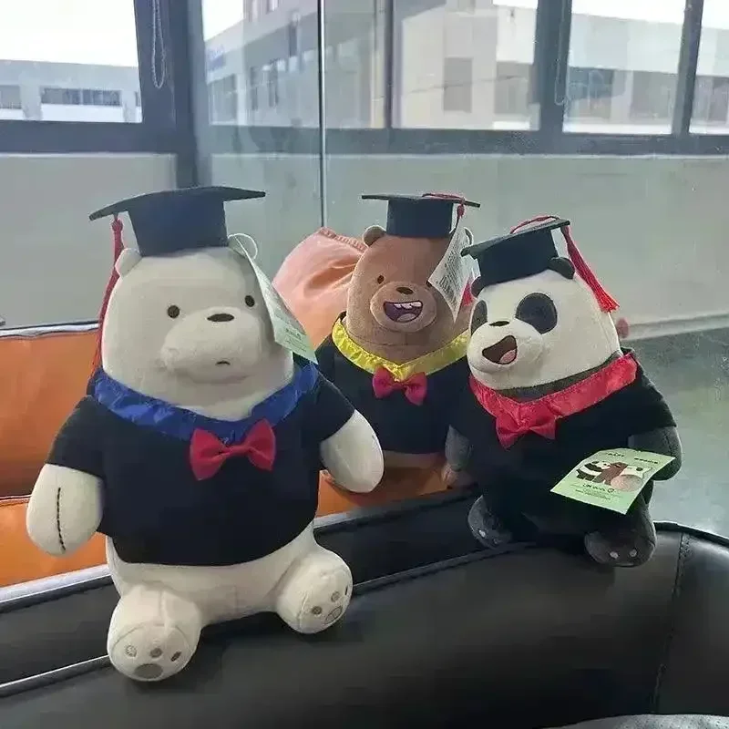 We Bare Bears Graduation Edition Plushies - Image 2