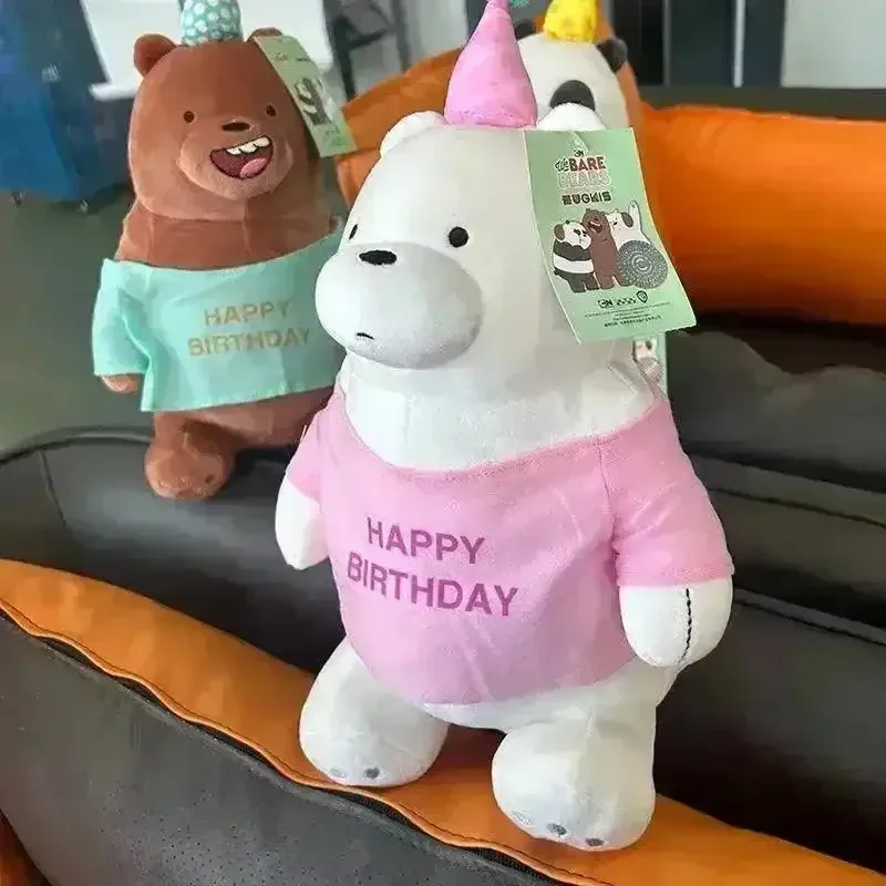 We Bare Bears Happy Birthday Edition Plushies - Image 3