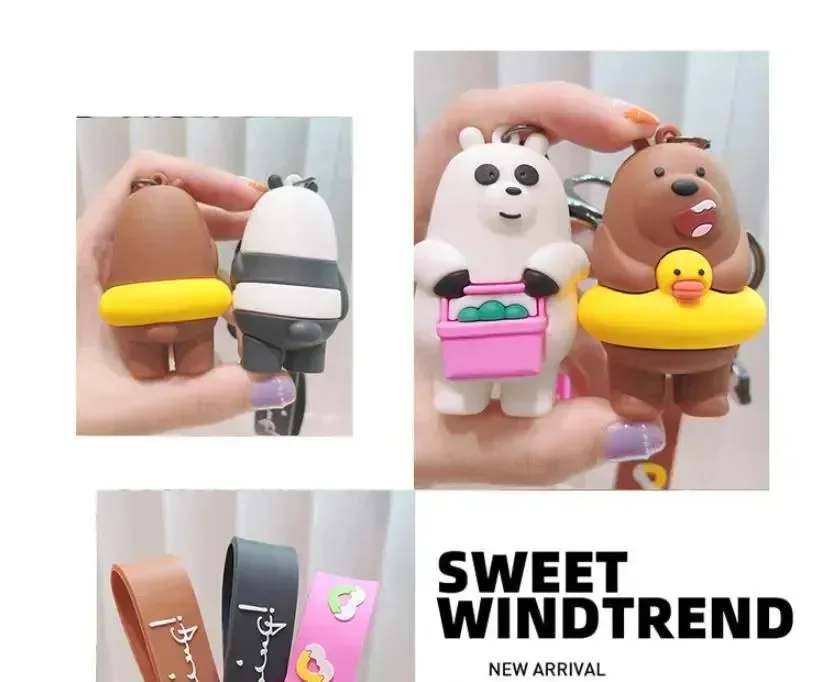 We Bare Bears Stack 3D Keychain - Image 2