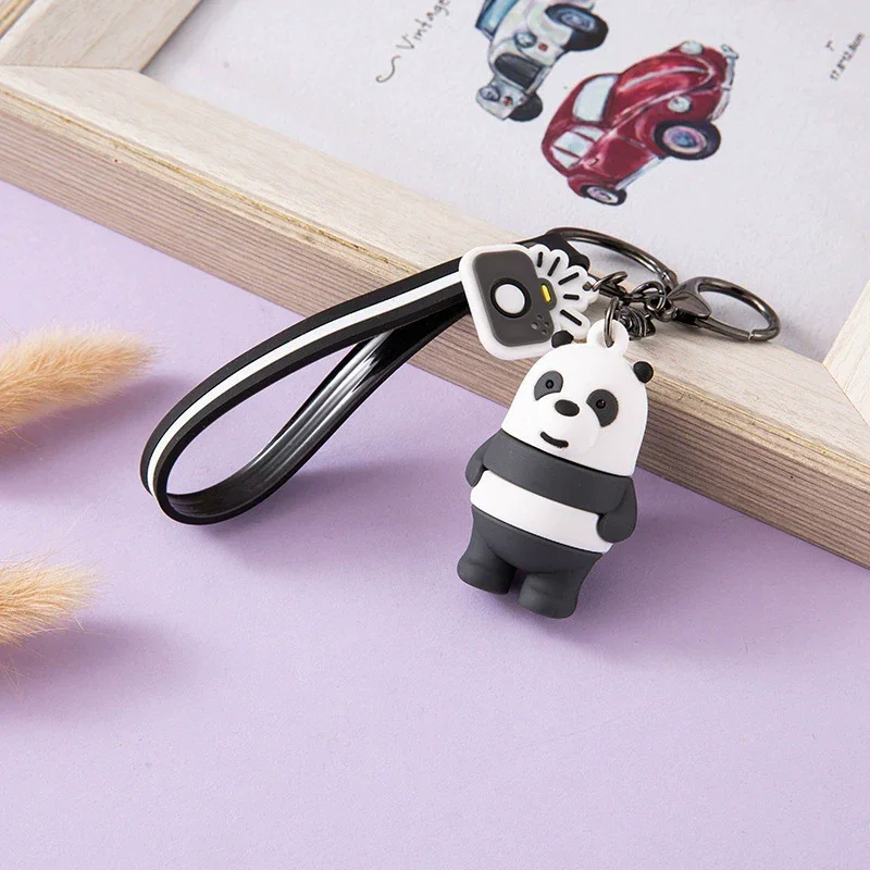We Bare Bears Zebra Stripes Keychain - Image 9
