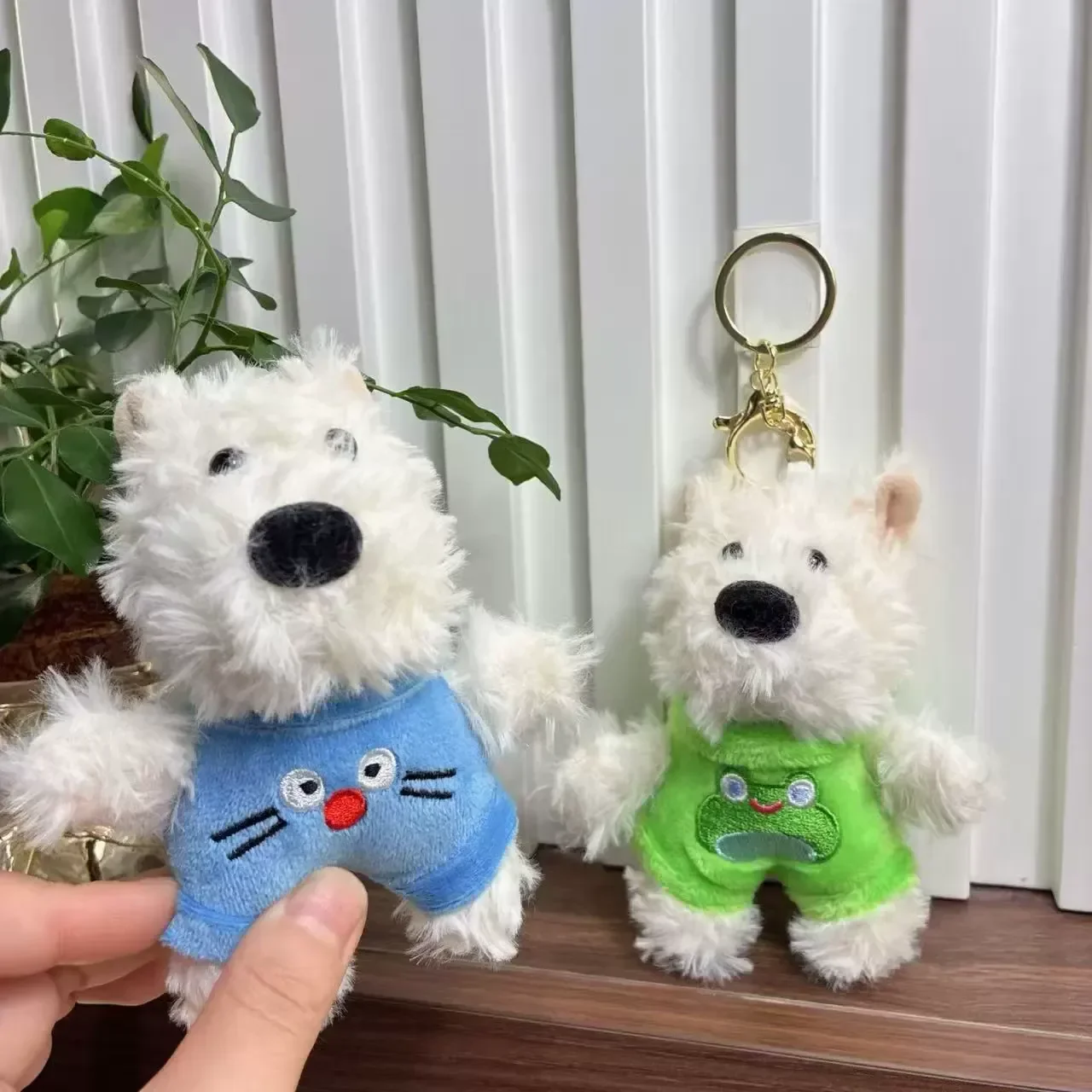 West Highland Pup Dress-up Plush Keychain - Image 4