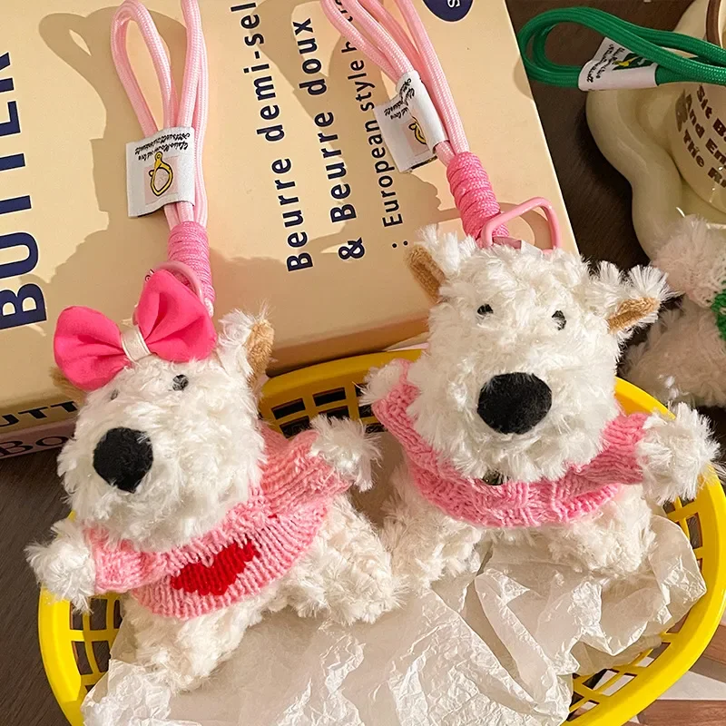 West Highland Vogue Pup Plush Keychain - Image 4