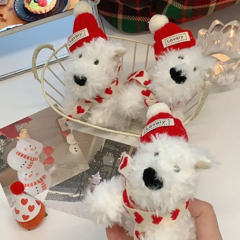 West Highland Winter Warmth Plush Keychain - Image 3