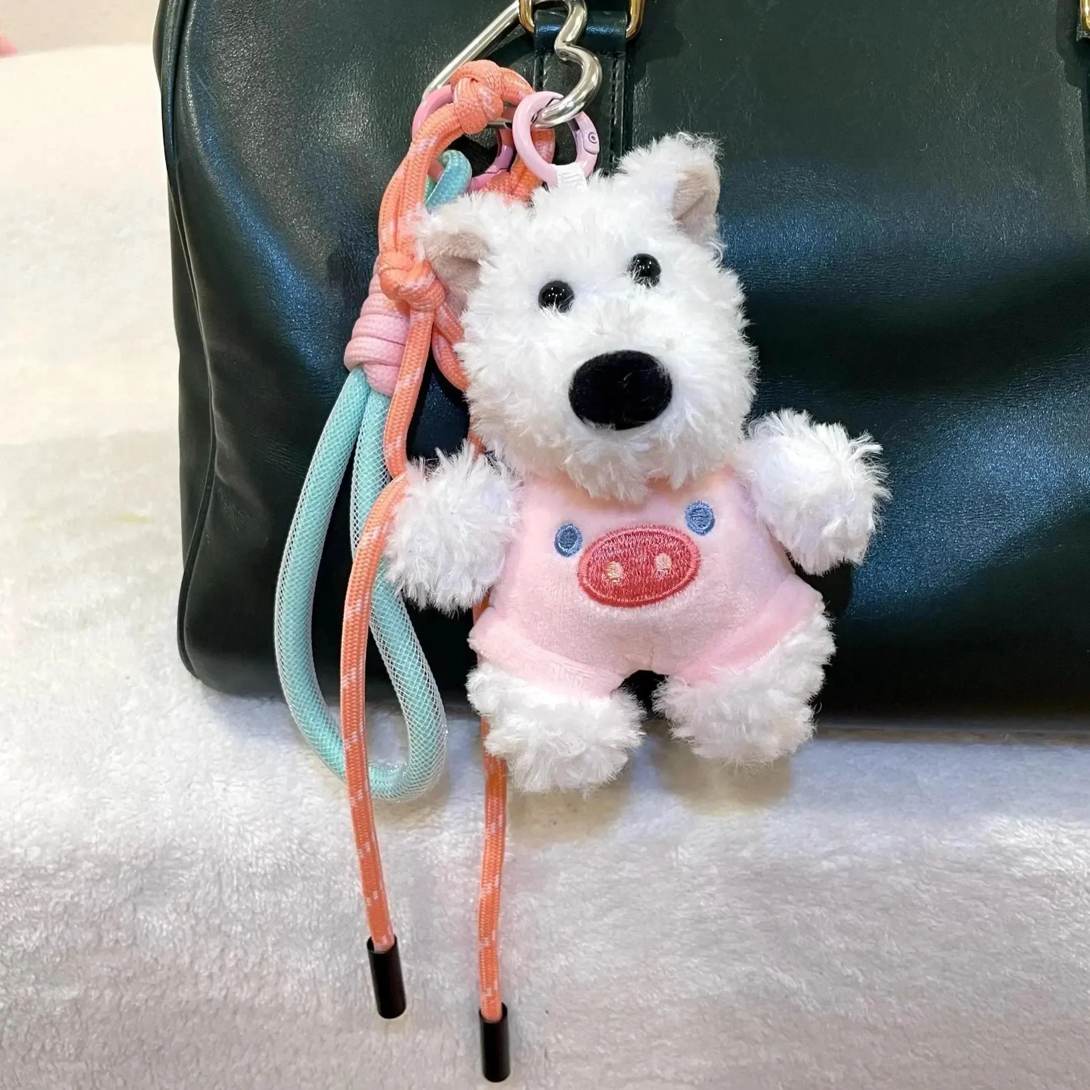 Westie Wag Plush Loop Keychain - Image 3