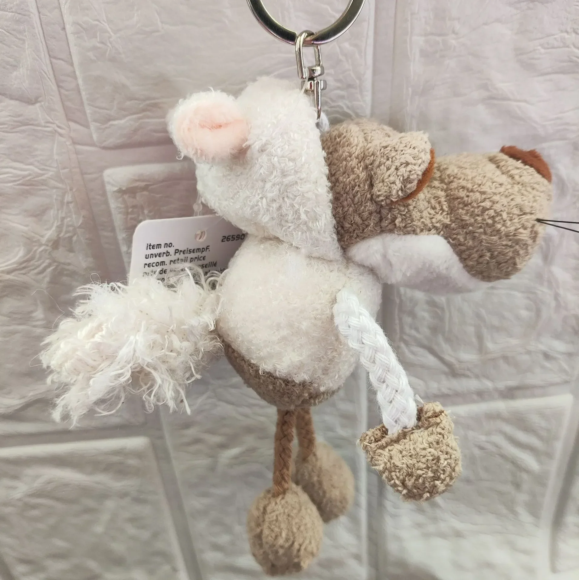Wolf as Sheep Plush Keychain - Image 8