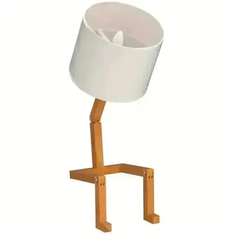Wooden Pondering Novelty Table Lamp - Image 7