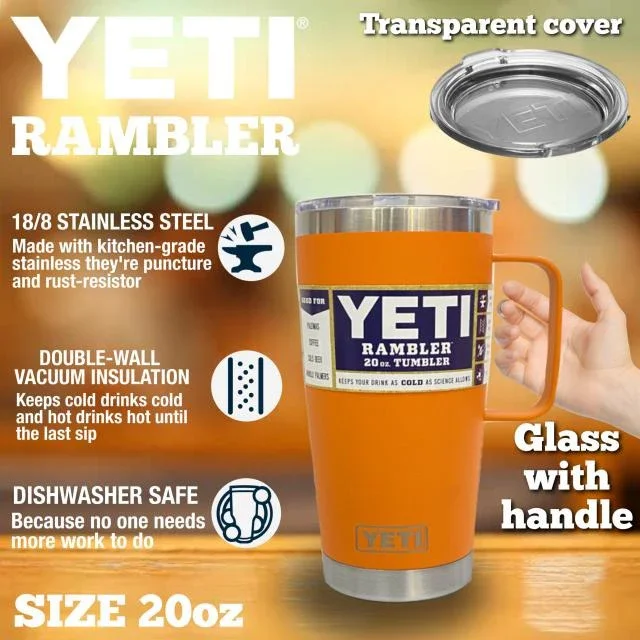 YETI Rambler Drink Mug (20 oz) - Image 6