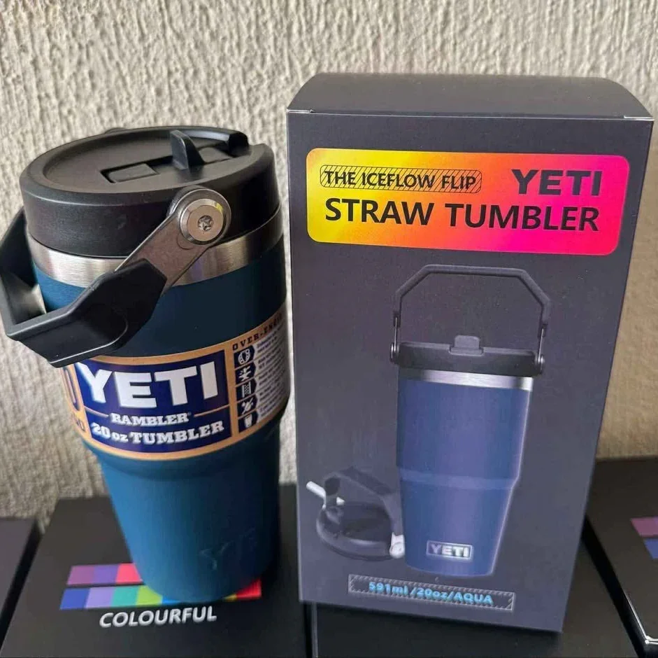 YETI Rambler IceFlow Flip Straw Cup (20 oz) - Image 15