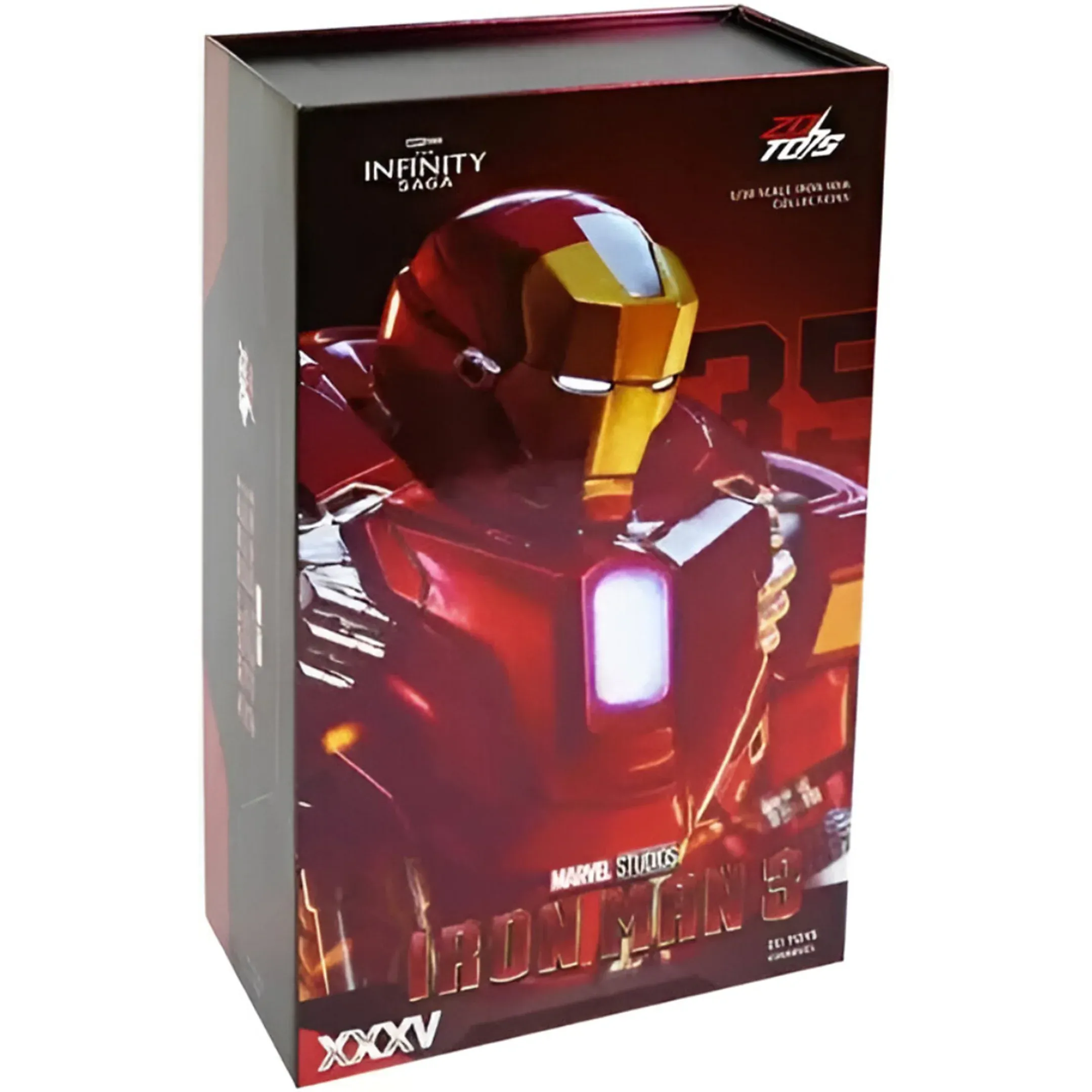 ZD Toys Iron Man MK35 Red Snapper Figure - Image 4