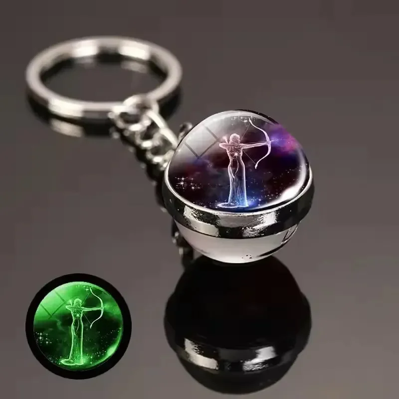 Zodiac Glimmer Orb Keychain - Image 17