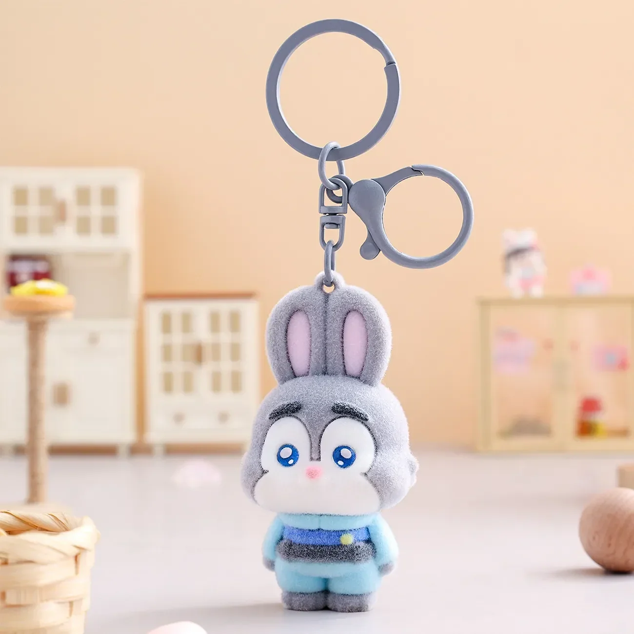Zootropolis Flocked Detective Duo Keychain - Image 6